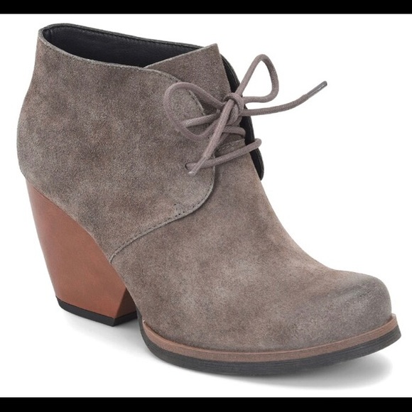 Kork-Ease Shoes - Kork-Ease Gray/Brown Ankle Booties Sz 7 EUC